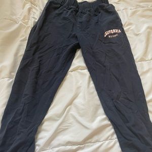 navy sweatpants